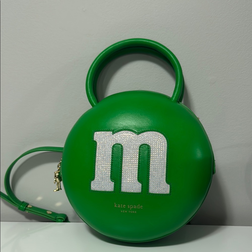 Kate Spade Green Circular Crossbody Bag